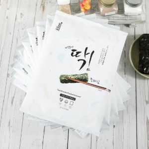 [새벽바다] 내입맛에딱김(조미김) 25g*10봉, 전장김, 구운김